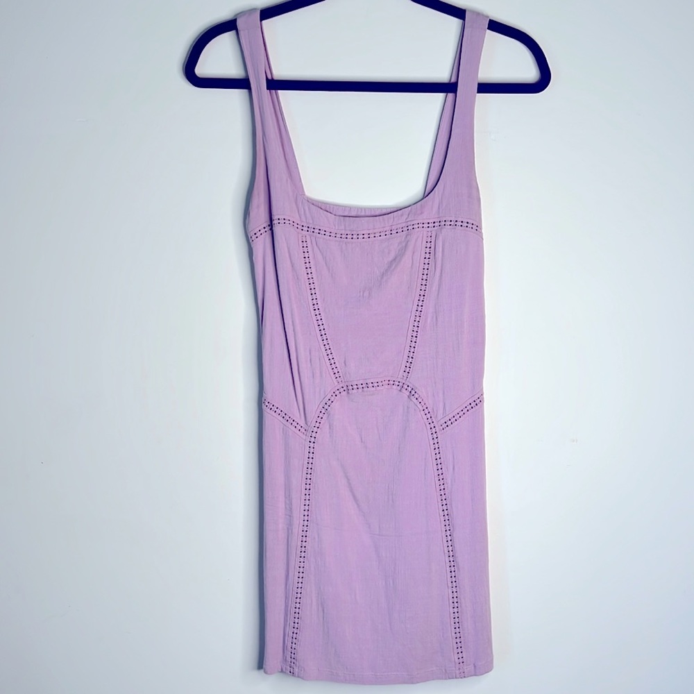 Free people lavender mini dress